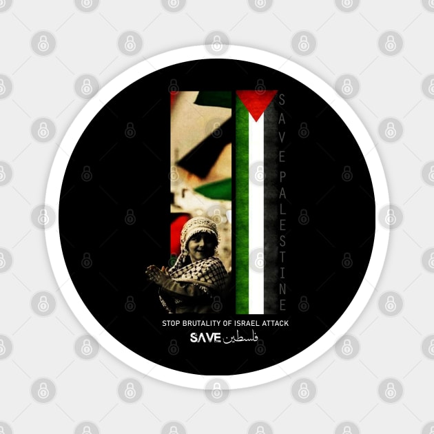 Save Palestine - free palestine Magnet by christinehearst